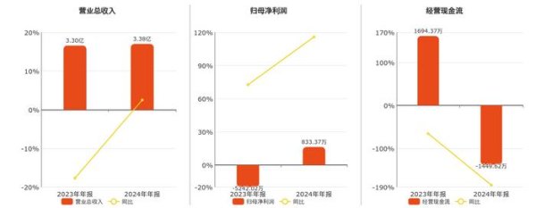 龙韵股份(603729.SH)：2024年年报净利润为833.37万元