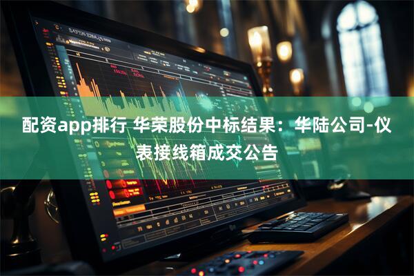 配资app排行 华荣股份中标结果：华陆公司-仪表接线箱成交公告